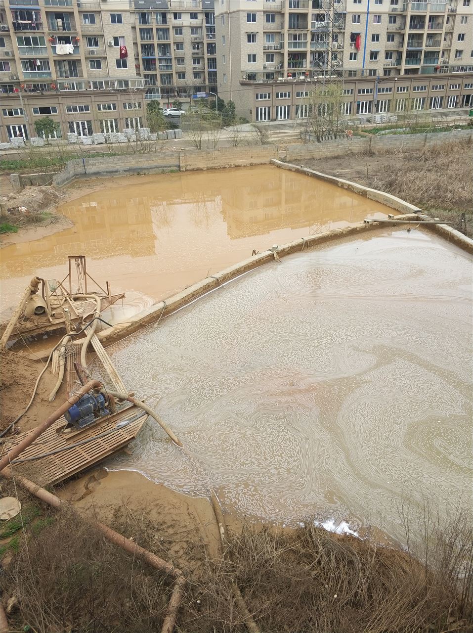 白河沉淀池淤泥清理-厂区废水池淤泥清淤